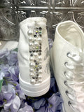 Wedding Sneakers High Top Custom
