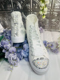 Wedding Sneakers High Top Custom