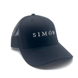 Simón hat adjustable Black embroidered title