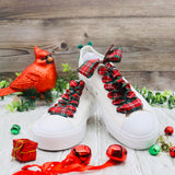 Merry Christmas Sneakers Personalized | Family X-Mas Gift Santa | Felices Fiestas Tennis | Happy Holiday Shoes | Casual Lace Up Canvas Santa