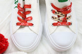 Merry Christmas Sneakers Personalized Elf Shoes | Santa's Helper Gift | Felices Fiestas Tennis | Happy Holiday Shoes | What the Elf Sneakers