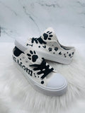 Dog Mom lover Sneakers Personalized Gift for Pet Lovers | Custom Name Dog Lover