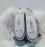 Bride Platform Kicks Wedding Shoes Reception Personalized
