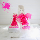 Hey Barbie customized women's tennis high top | Outfit Personalized Barbie boots sneakers for Barbie Fans | Barbie Party Halloween Sneakers