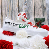 Christmas Elf Funny Shoes Personalized