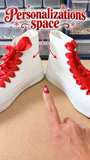 Merry Christmas Gnome Shoes Personalized | Santa Gnome Sneakers | Christmas Gift | Felices Fiestas