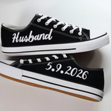 Husband Wedding Sneakers Customizable