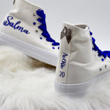 Party Style Royal Blue Mis Quince Sneakers