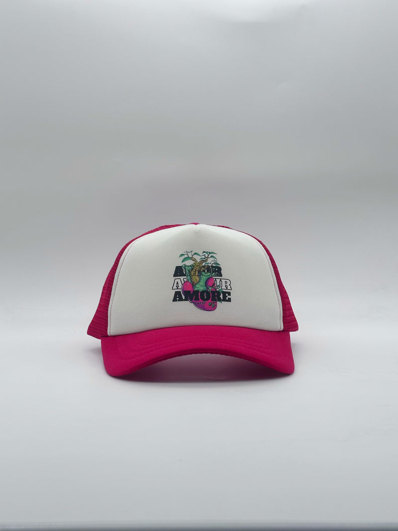 AMOR MOUR AMORE My Heart Trucker Cap Unisex Adjustable Mesh Back Hat My Simple Corazon