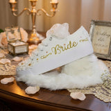 Bridal Floral Theme Custom Sneakers