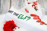 Christmas Elf Funny Shoes Personalized