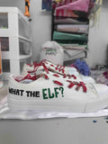 Christmas Elf Funny Shoes Personalized