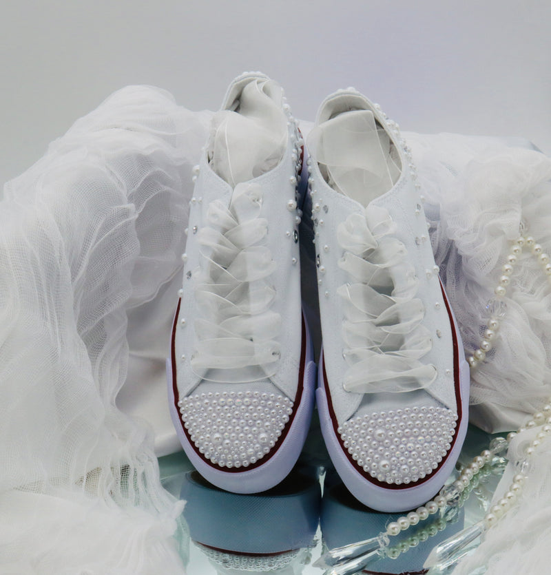 Bride Platform Kicks Wedding Shoes Reception Personalized