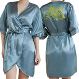 Quinceanera Sweet 15th Birthday Party bathrobe Floral Girl Fifteen Years Old robe Quinceañera Princess nightgown