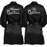 2 Pcs Elegant Quinceañera Celebration Gown Mis Quince Años Robe Girls 15th Anniversary Bathrobe for Birthday Party