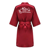 Mis Quince Años Bathrobe Mama de la Quinceañera Robe Woman Homewear Party Gift