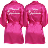 2 Pcs Elegant Quinceañera Celebration Gown Mis Quince Años Robe Girls 15th Anniversary Bathrobe for Birthday Party