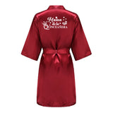 Mis Quince Años Bathrobe Mama de la Quinceañera Robe Woman Homewear Party Gift