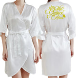 Quinceanera Sweet 15th Birthday Party bathrobe Floral Girl Fifteen Years Old robe Quinceañera Princess nightgown