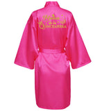 Mis Quince Años Bathrobe Mama de la Quinceañera Robe Woman Homewear Party Gift
