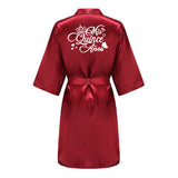 Mis Quince Años Bathrobe Mama de la Quinceañera Robe Woman Homewear Party Gift