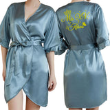 Quinceanera Sweet 15th Birthday Party bathrobe Floral Girl Fifteen Years Old robe Quinceañera Princess nightgown