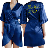 Quinceanera Sweet 15th Birthday Party bathrobe Floral Girl Fifteen Years Old robe Quinceañera Princess nightgown