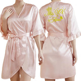 Quinceanera Sweet 15th Birthday Party bathrobe Floral Girl Fifteen Years Old robe Quinceañera Princess nightgown