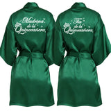 2 Pcs Elegant Quinceañera Celebration Gown Mis Quince Años Robe Girls 15th Anniversary Bathrobe for Birthday Party