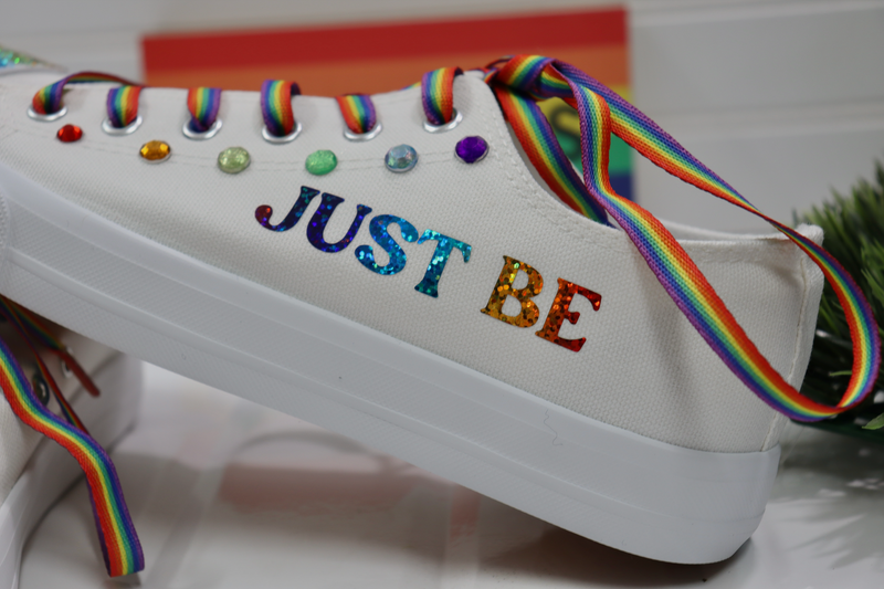 Pride Sneakers Rainbow Resin