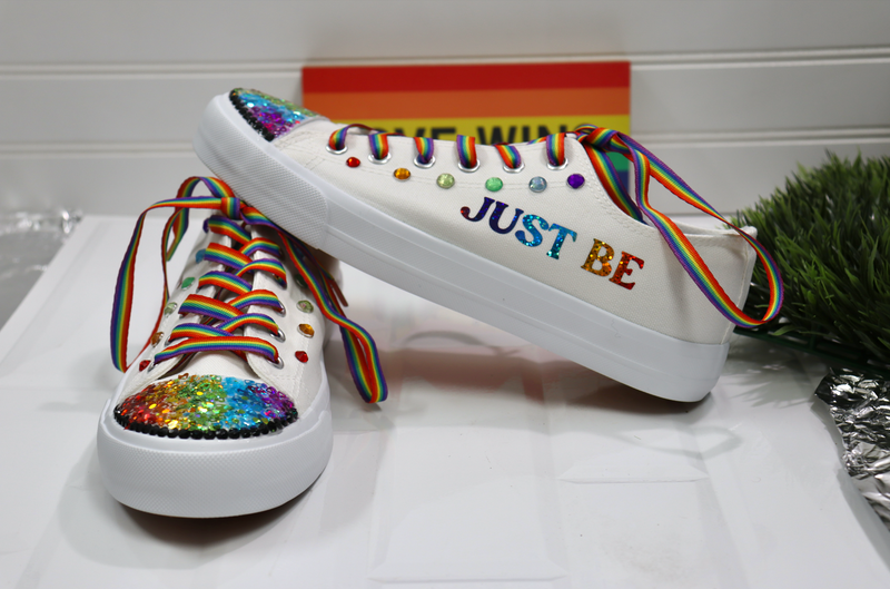 Pride Sneakers Rainbow Resin