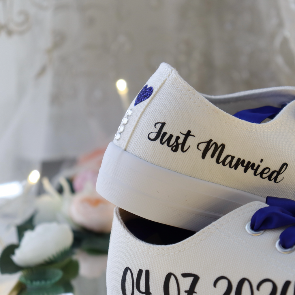 Just married shoes sales