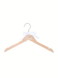 Wooden Bride  Hanger Faux Pearl Elegant Wedding Decor Ideal Gift Clothes Hanger With Ribbon For Wedding Dresses Suits Wedding