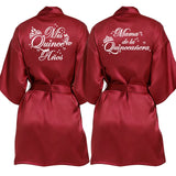 2 Pcs Elegant Quinceañera Celebration Gown Mis Quince Años Robe Girls 15th Anniversary Bathrobe for Birthday Party