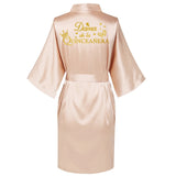 Mis Quince Años Bathrobe Mama de la Quinceañera Robe Woman Homewear Party Gift
