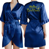 Quinceanera Sweet 15th Birthday Party bathrobe Floral Girl Fifteen Years Old robe Quinceañera Princess nightgown
